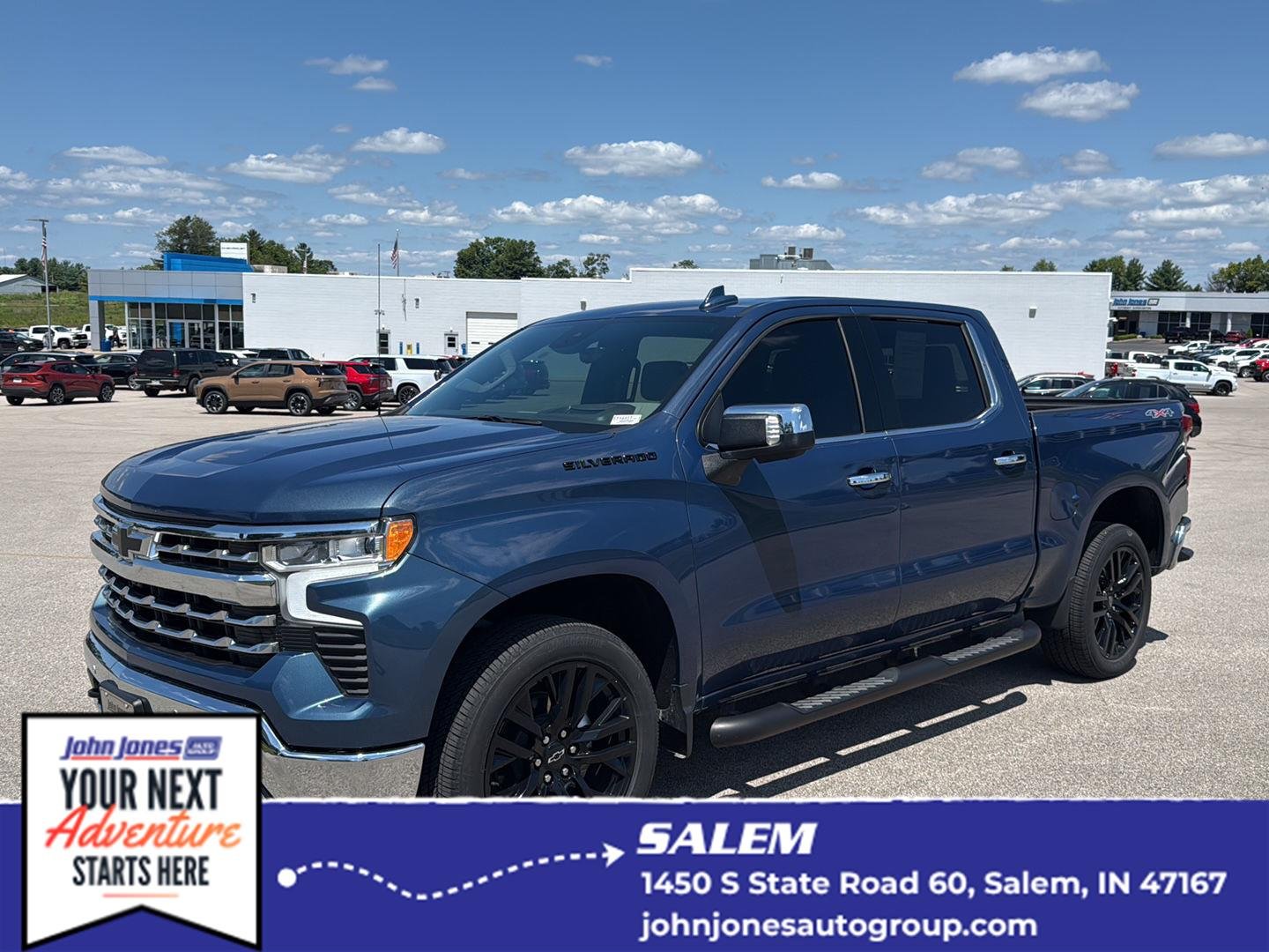 Used 2024 Lakeshore Blue Metallic Chevrolet LTZ image 1