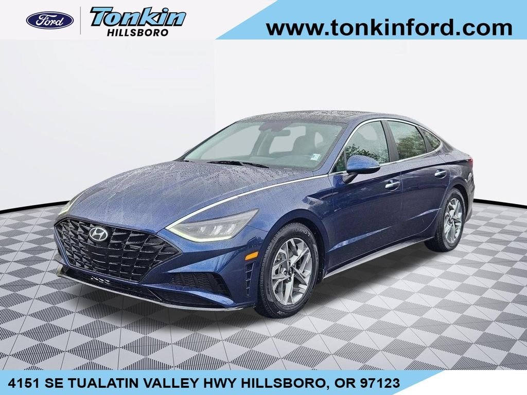Used 2020 Stormy Blue Hyundai SEL image 1