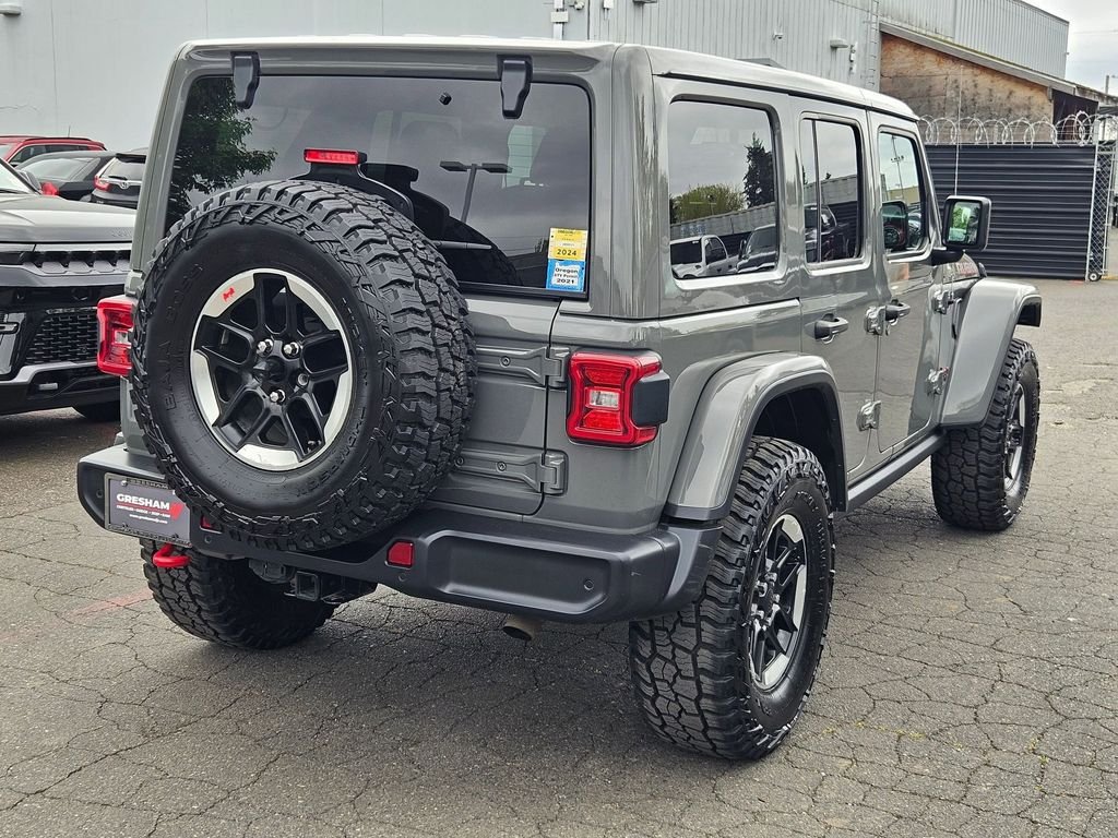 Certified Used 2020 Gray Clearcoat Jeep Unlimited Rubicon image 7