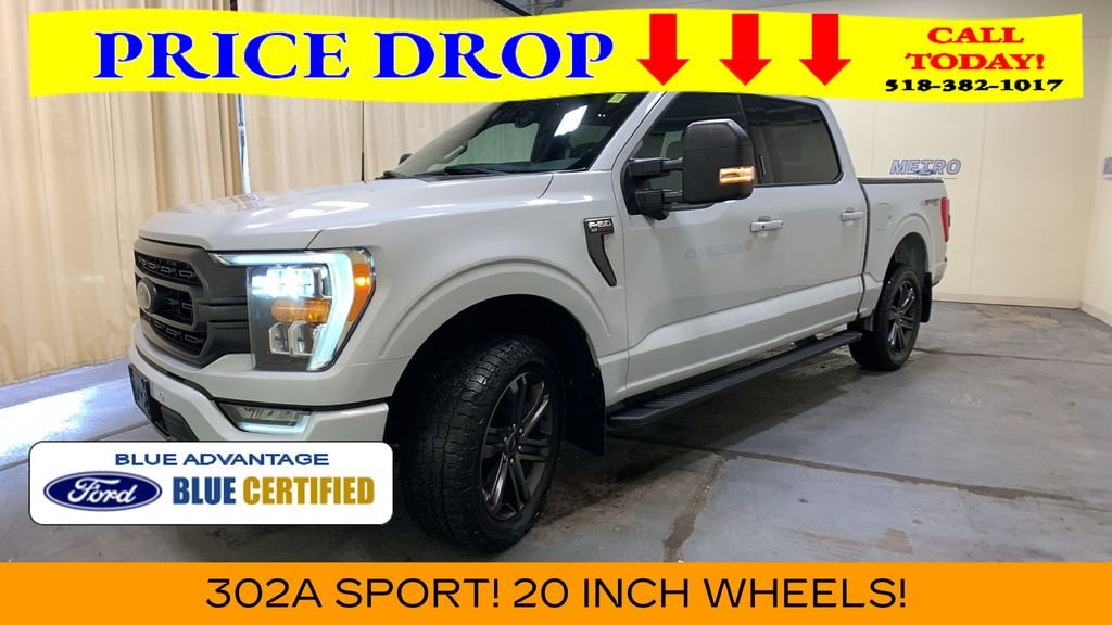 Certified Used 2022 White Metallic Ford XLT image 7