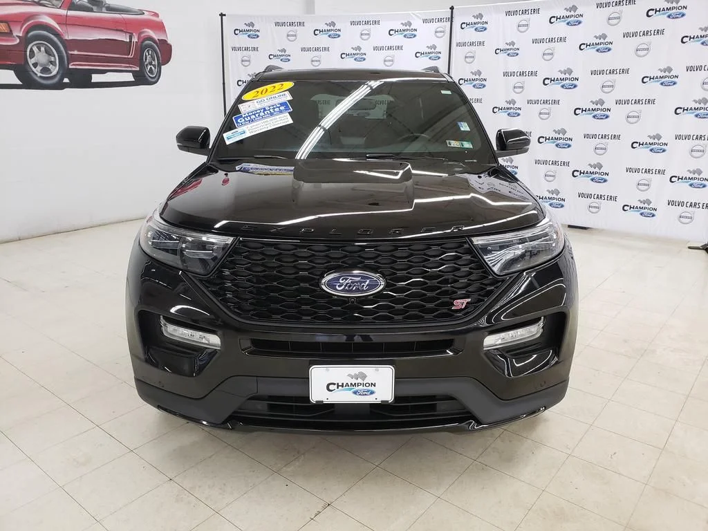 Certified Used 2022 Black Metallic Ford ST image 2