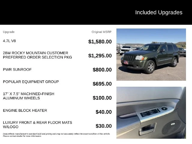 Used 2008 Green Jeep Laredo image 5