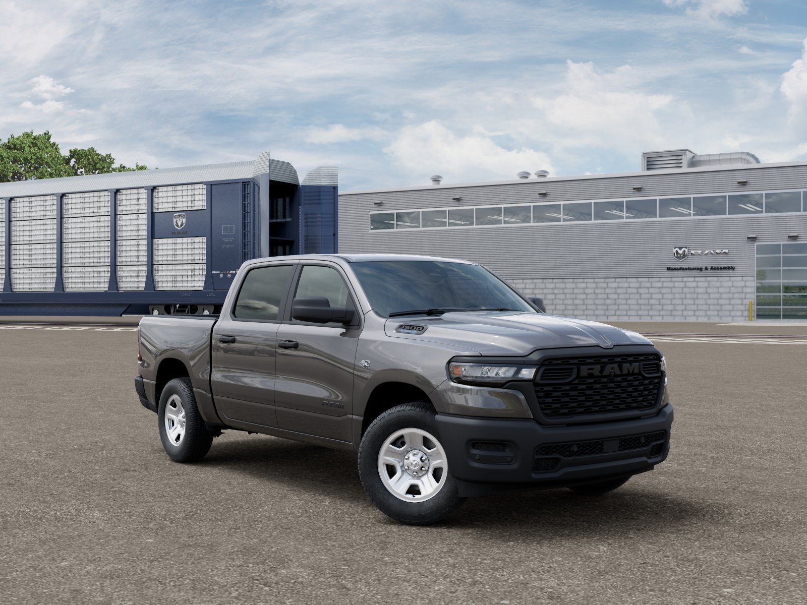 New 2026 Granite Crystal Metallic Clear-Coat Exterior Paint RAM TRADESMAN image 3