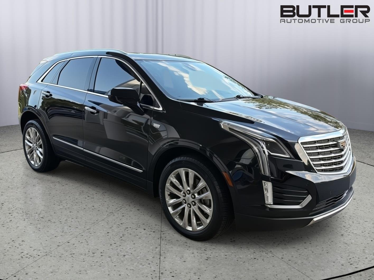 Used 2017 Stellar Black Metallic Cadillac Platinum AWD image 8