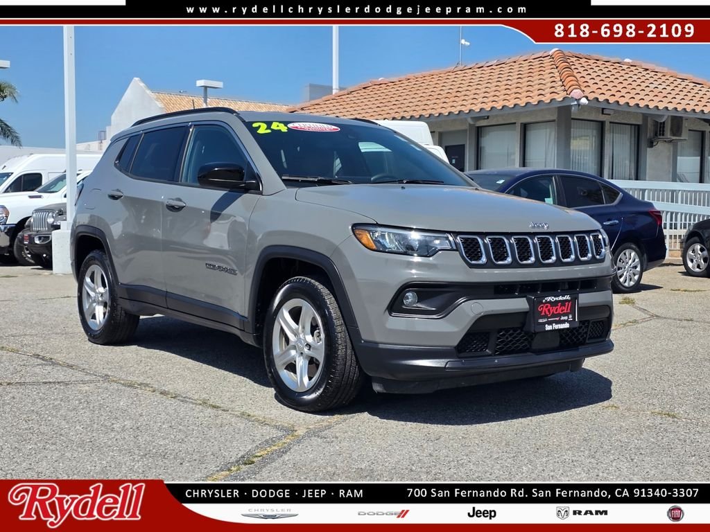 Certified Used 2024 Gray Jeep Latitude image 1