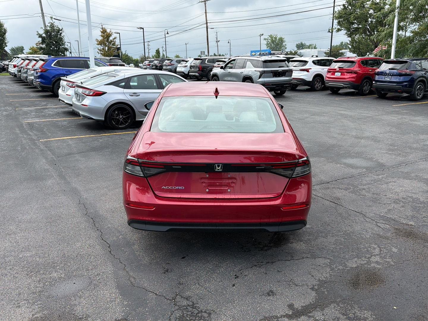 Used 2024 Radiant Red Metallic Honda LX image 6