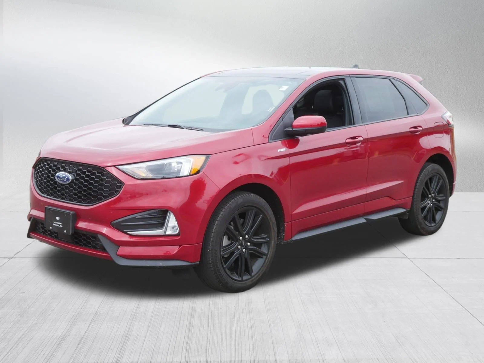 Used 2024 Rapid Red Metallic Tinted Clearcoat Ford SEL image 3
