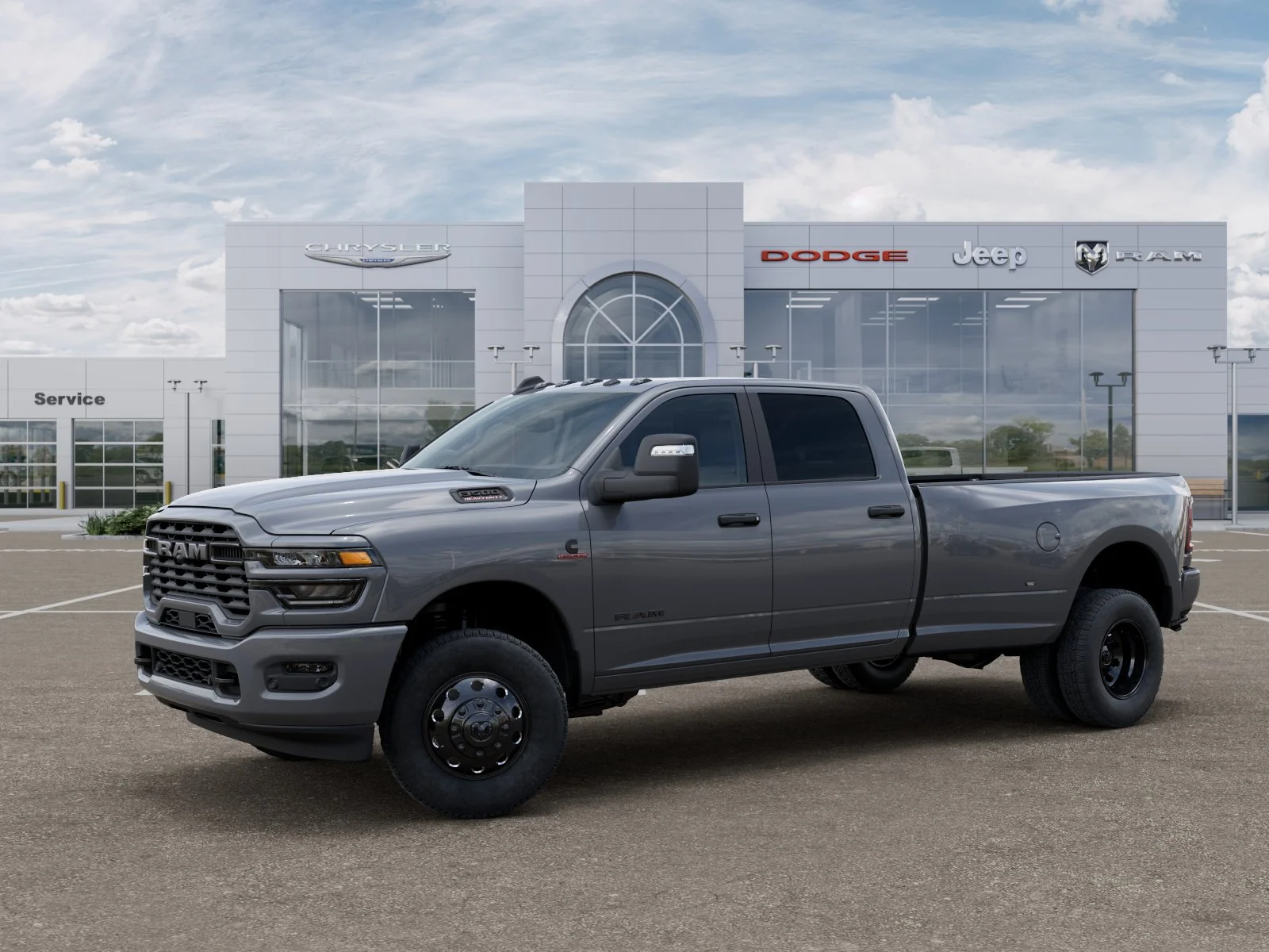 New 2026 Ceramic Gray Clear-Coat Exterior Paint RAM Big Horn image 55