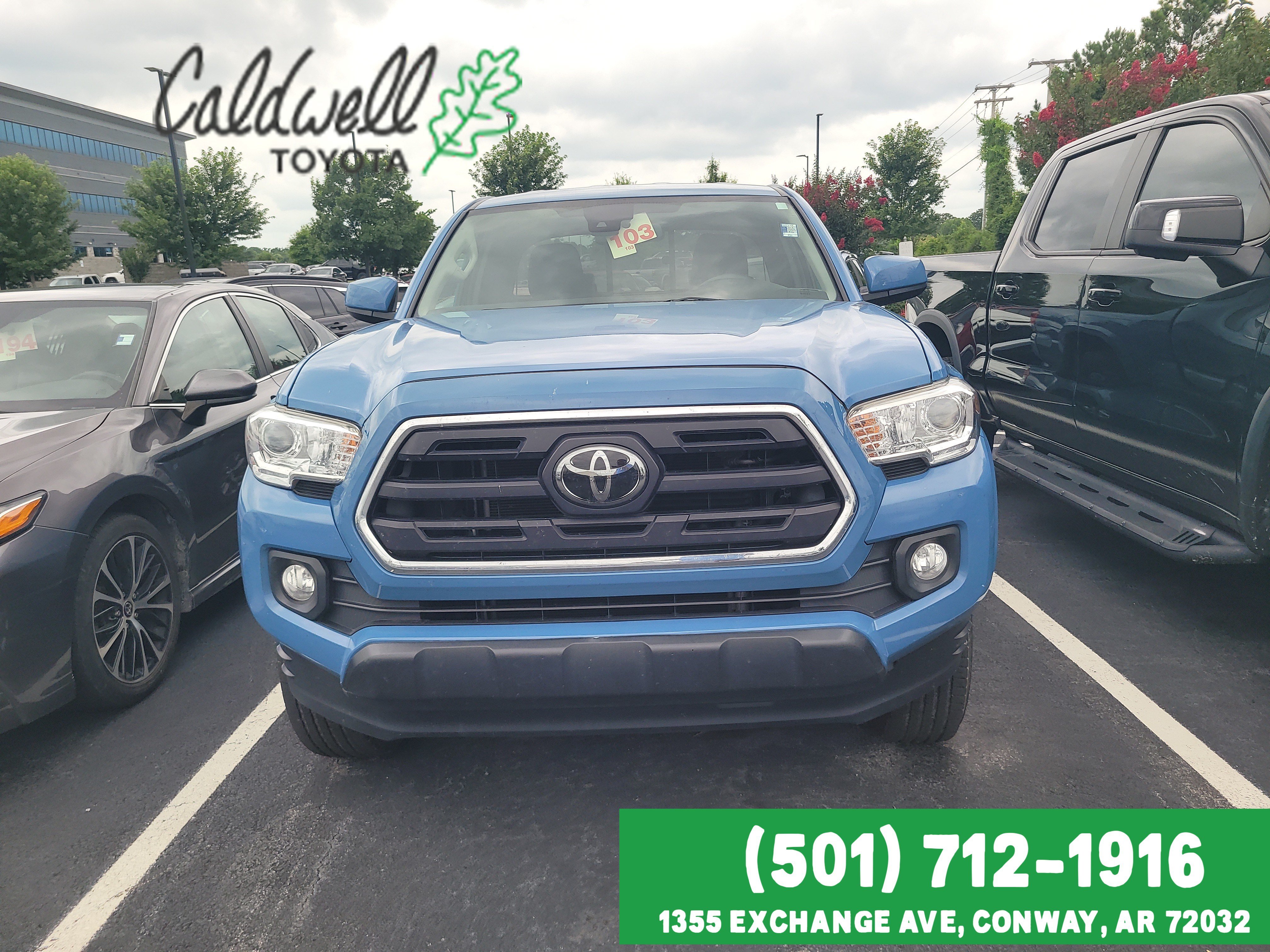 Used 2019 Toyota Tacoma SR5 with VIN 5TFSZ5AN9KX173418 for sale in Little Rock
