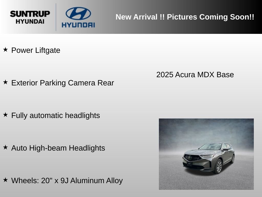 Used 2025 Liquid Carbon Metallic Acura Technology Package image 10
