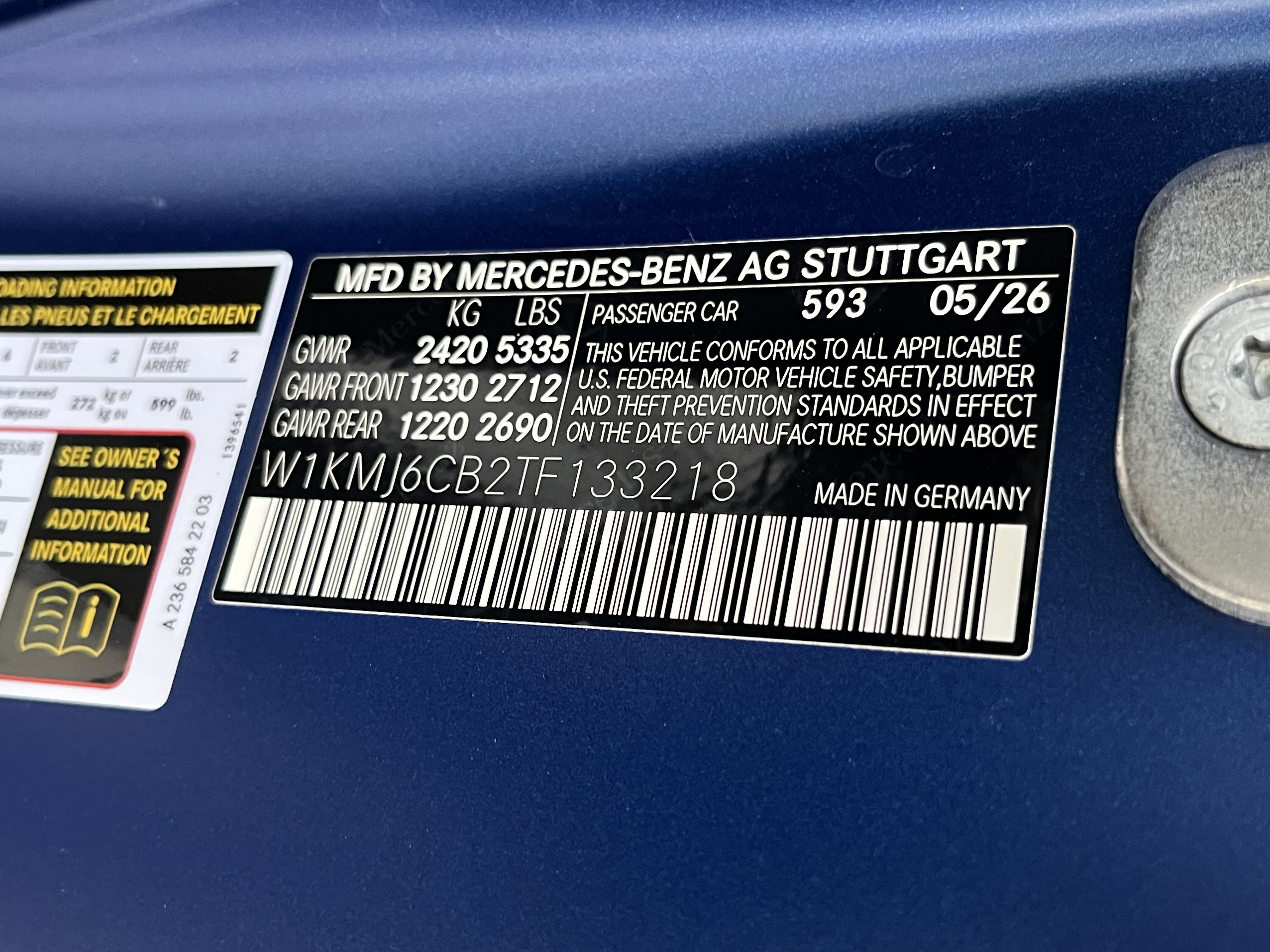 New 2026 STARLING BLUE Mercedes-Benz AMG® CLE 53 image 27