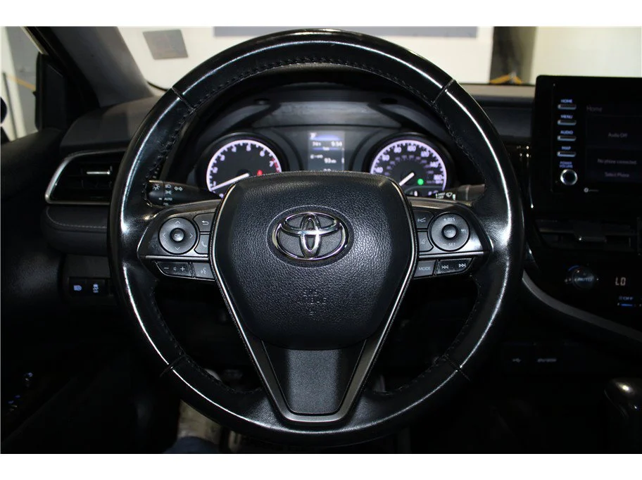 Used 2021 Blue Toyota SE Sedan 4D image 26