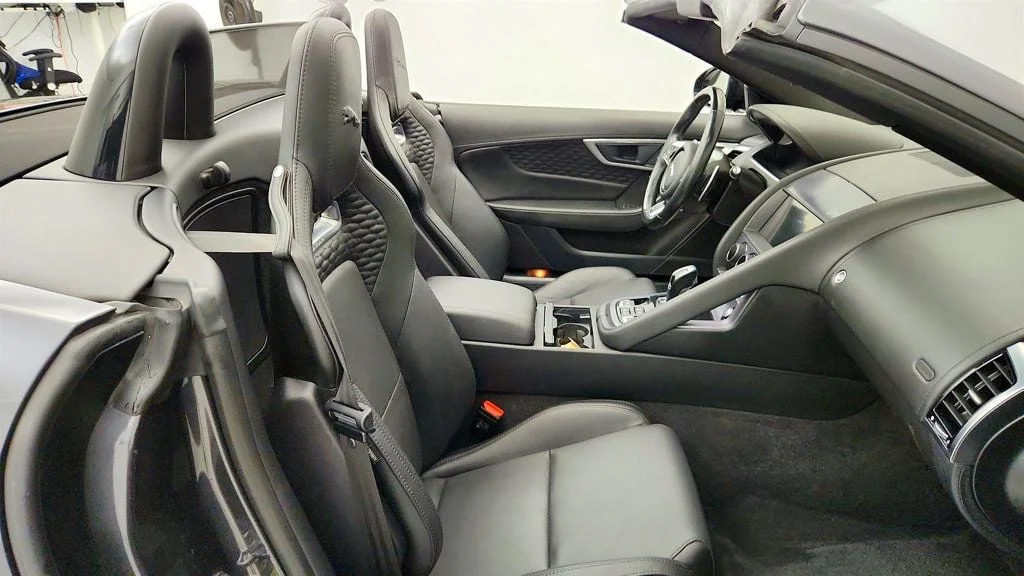 Used 2023 Carpathian Grey Premium Metallic Jaguar R Convertible AWD w/ Extended Leather & Black Calipers image 21