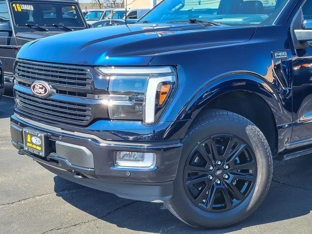 Used 2024 Blue Metallic Ford Platinum image 2
