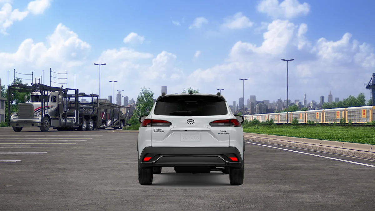 New 2026 Wind Chill Pearl with Jet Black roof Toyota Hybrid XSE image 8