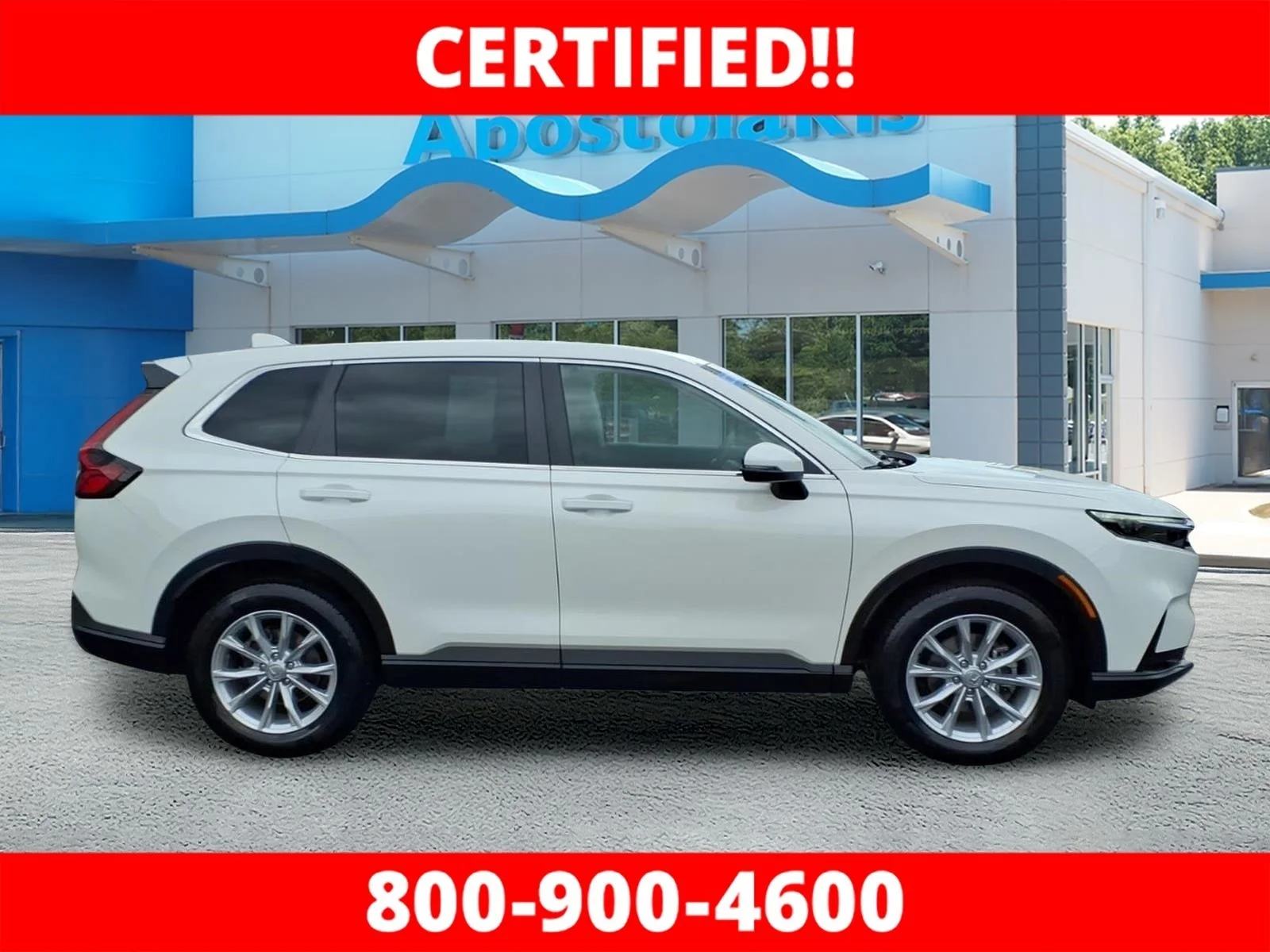 Certified Used 2024 Platinum White Pearl Honda 1.5T AWD EX image 2