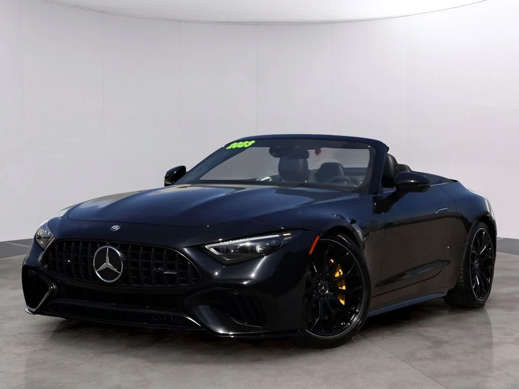 Certified Used 2023 Obsidian Black Metallic Mercedes-Benz SL 63 AMG® image 1