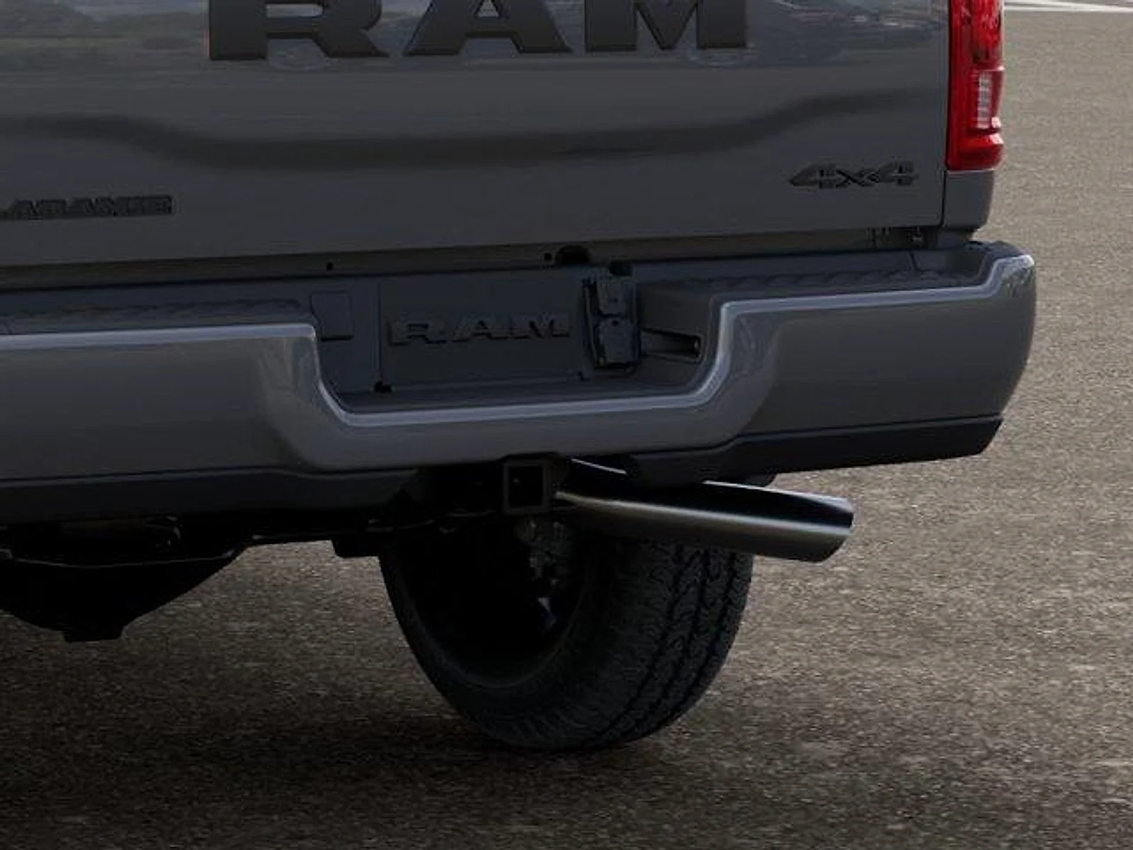 New 2027 Ceramic Gray Clear-Coat Exterior Paint RAM Laramie 4x4 Crew Cab 6