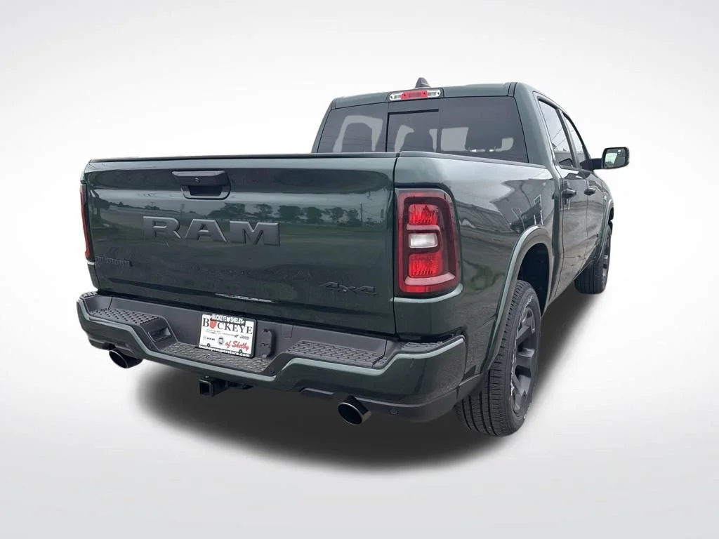 New 2026 Serrano-Green Metallic Exterior Paint RAM BIG HORN image 3