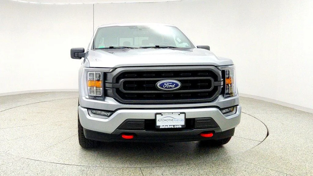 Used 2022 Iconic Silver Metallic Ford XLT 4WD SuperCrew 5.5