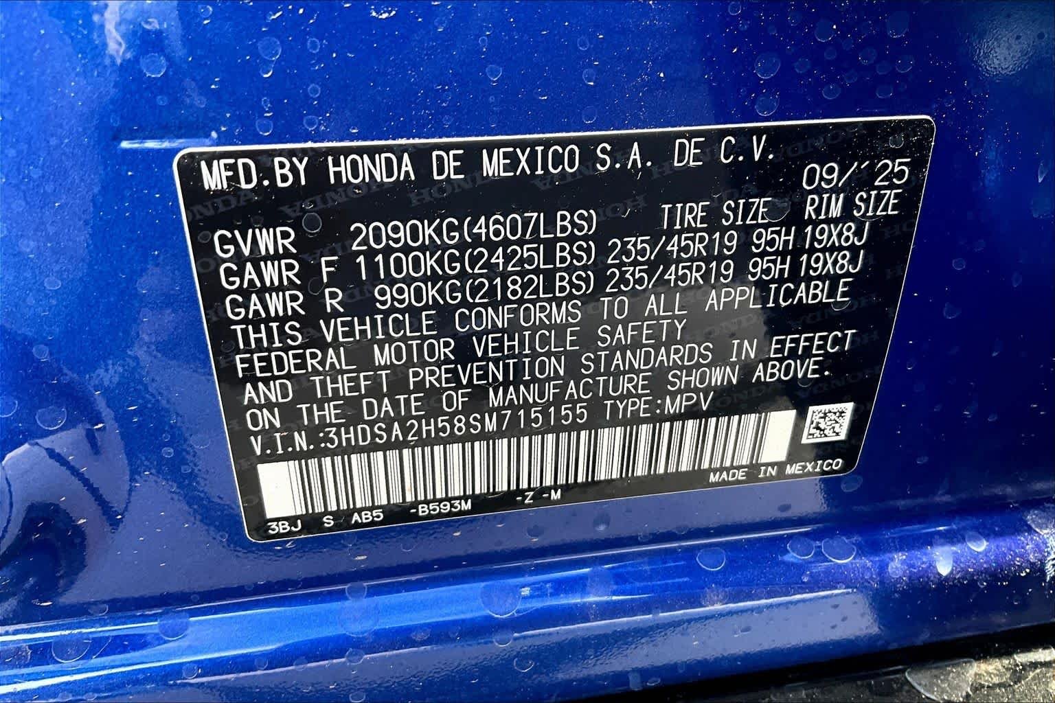 Certified Used 2025 Adriatic Sea Blue Acura w/A-Spec Package image 16