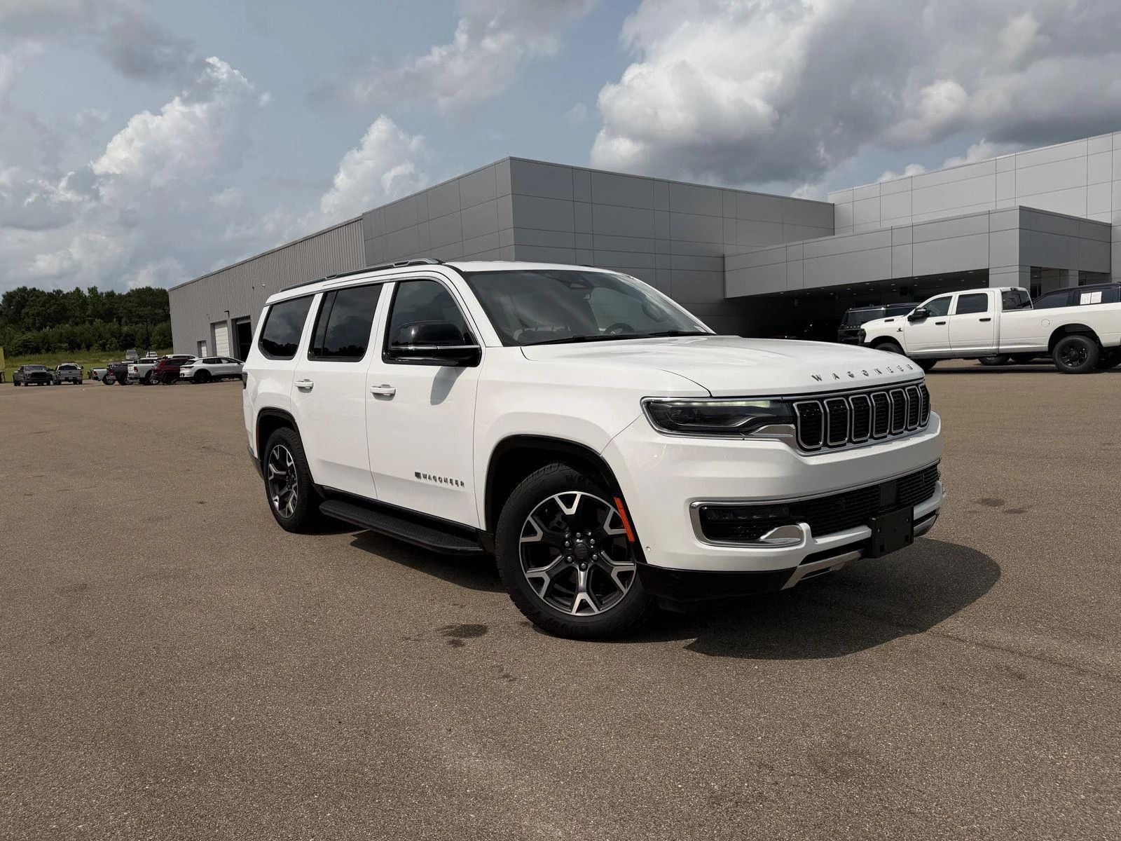 Used 2023 Bright White Clearcoat Jeep Series III image 3