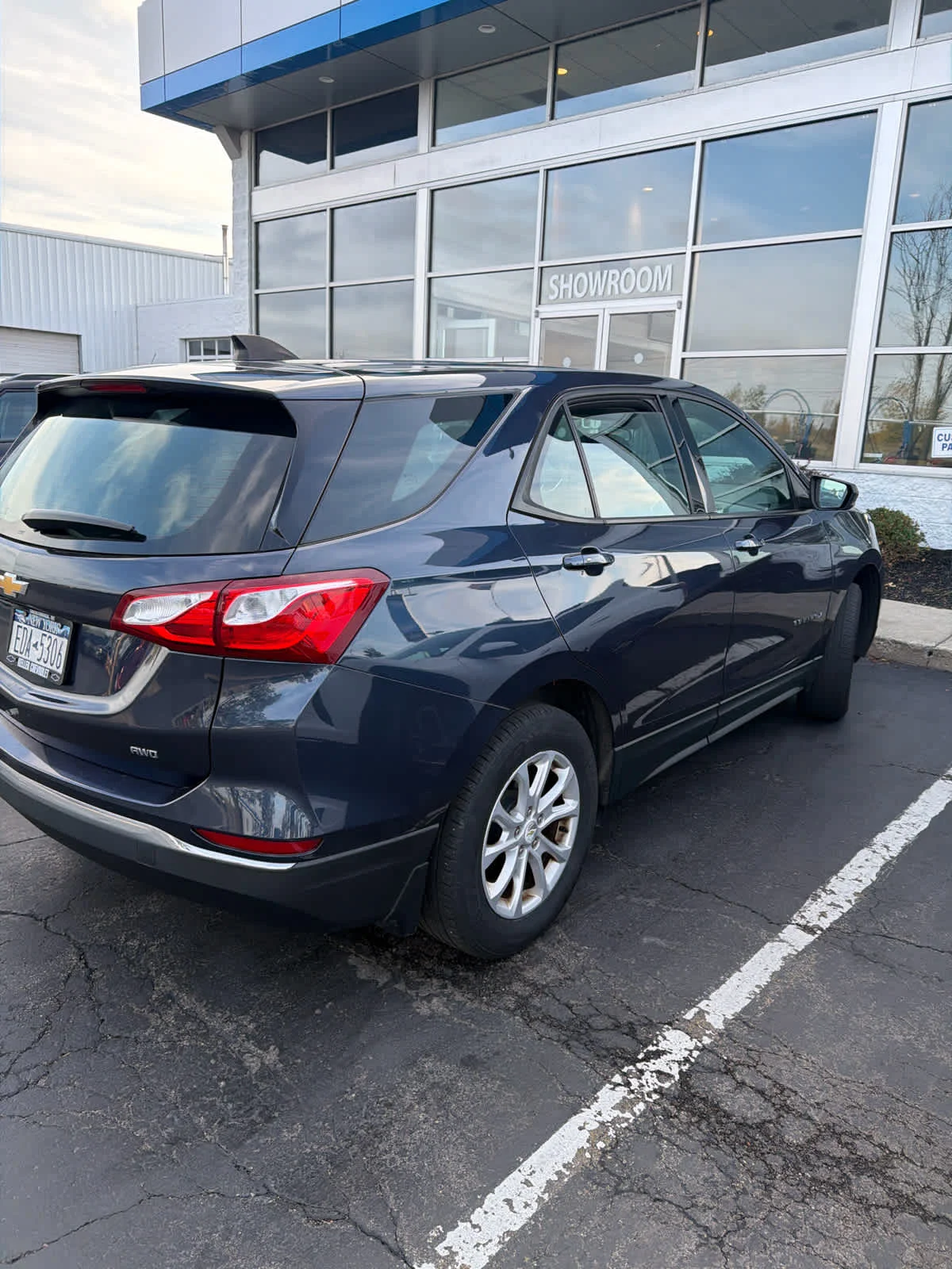Used 2018 STORM BLUE METALLIC Chevrolet LS image 3
