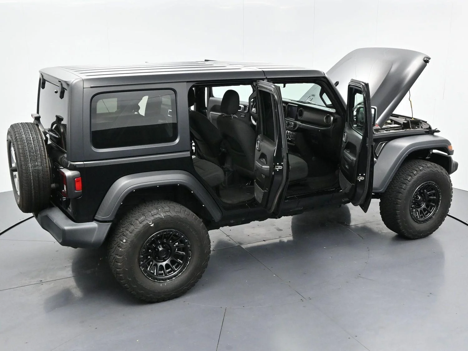 Used 2022 Black Clearcoat Jeep Unlimited Sport S image 31