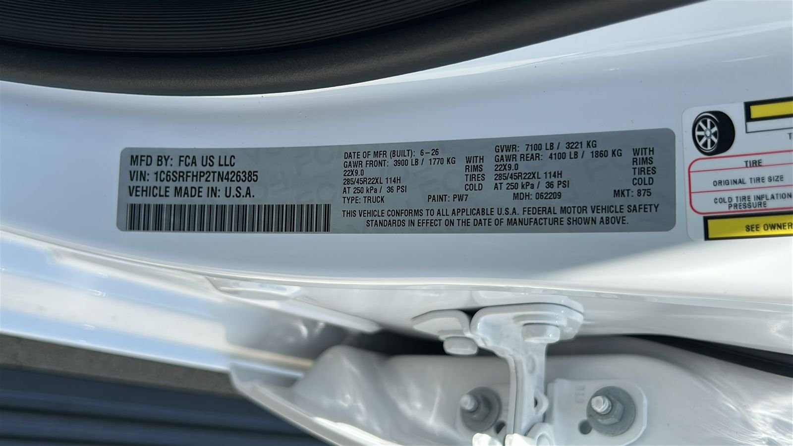 New 2026 Bright White Clear-Coat Exterior Paint RAM Limited image 31