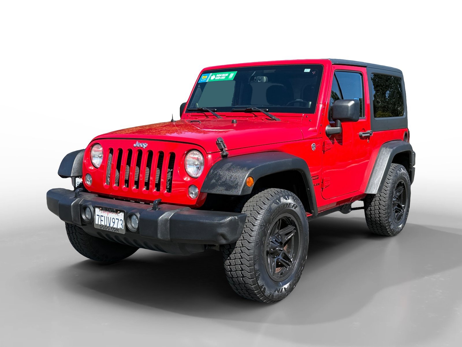 Used 2014 Flame Red Clearcoat Jeep Sport image 1