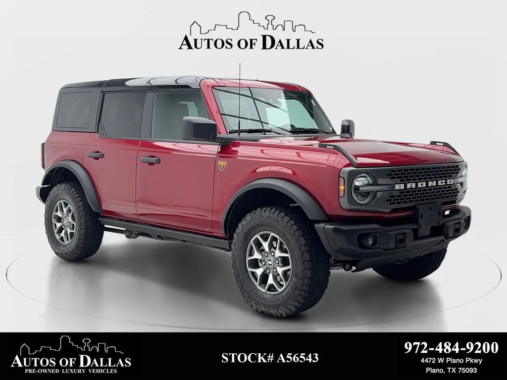 Used 2025 Red Ford Badlands image 1