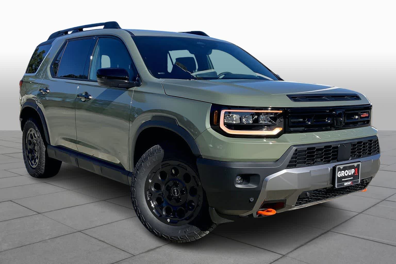 New 2026 Ash Green Metallic Honda TrailSport Blackout Elite image 2