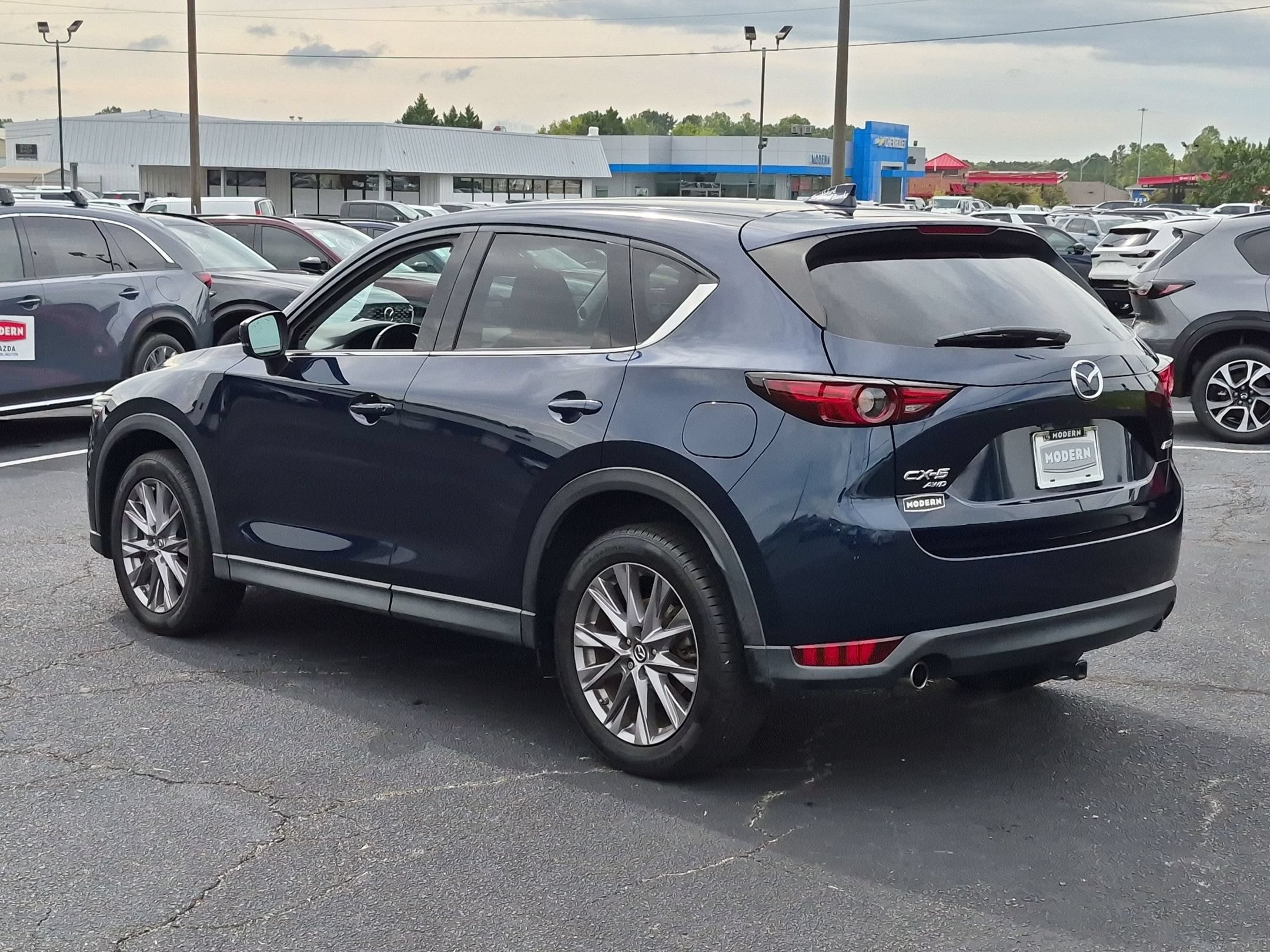 Used 2019 Deep Crystal Blue Mica Mazda Grand Touring Reserve image 3