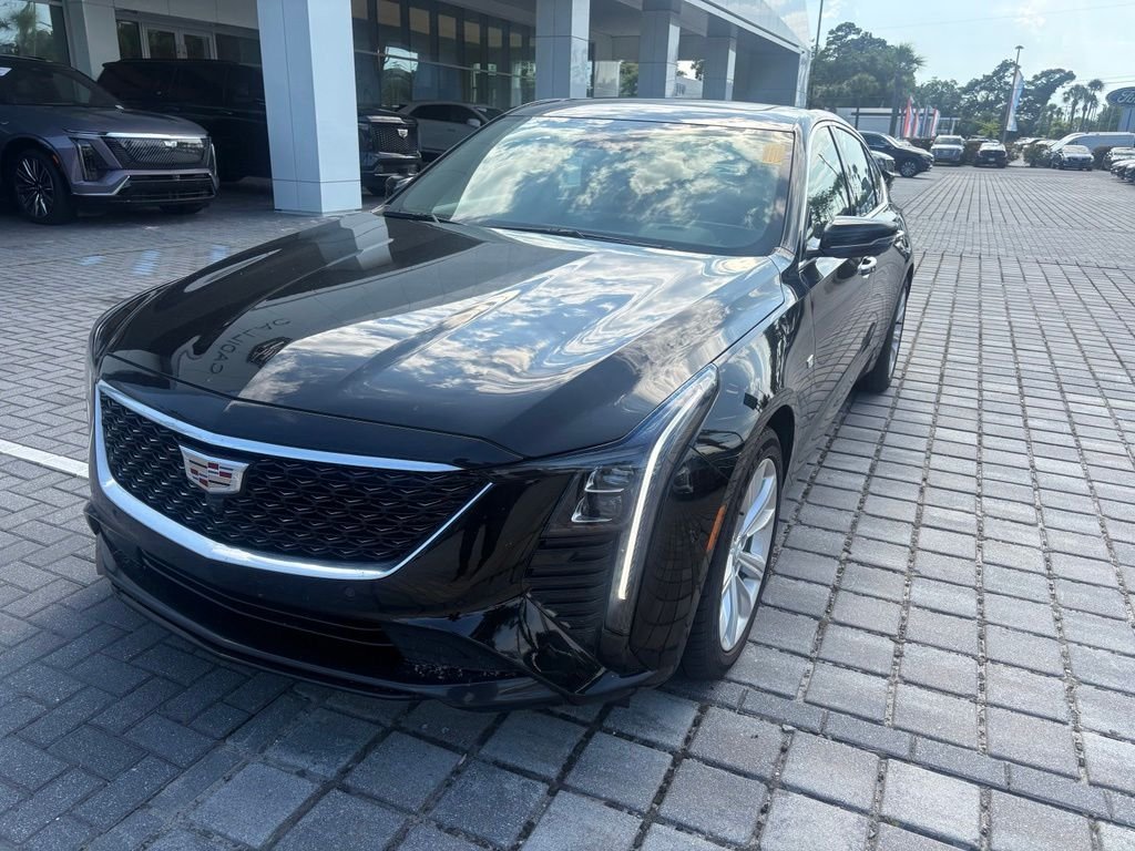 Used 2025 Black Cadillac Premium Luxury image 2