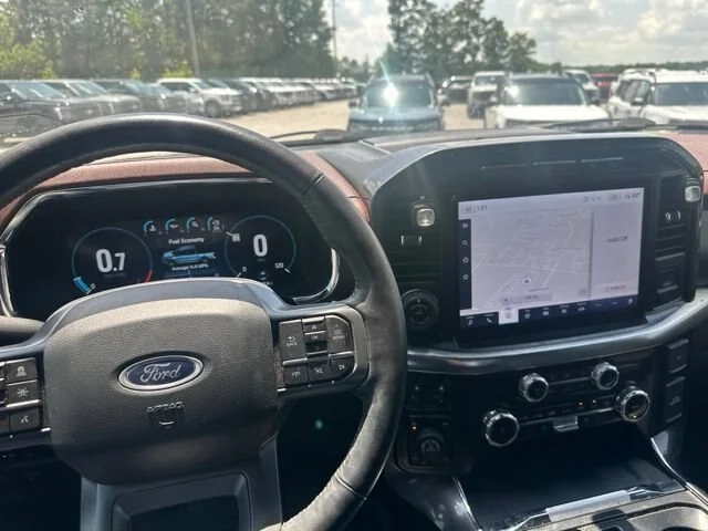 Used 2023 Agate Black Metallic Ford Lariat image 26