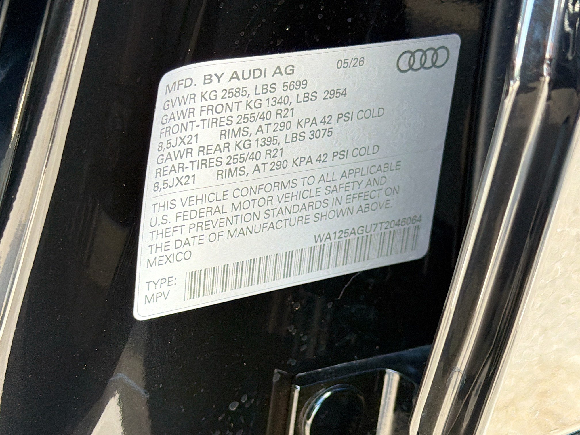 New 2026 Mythos Black Metallic Audi Premium Plus image 40