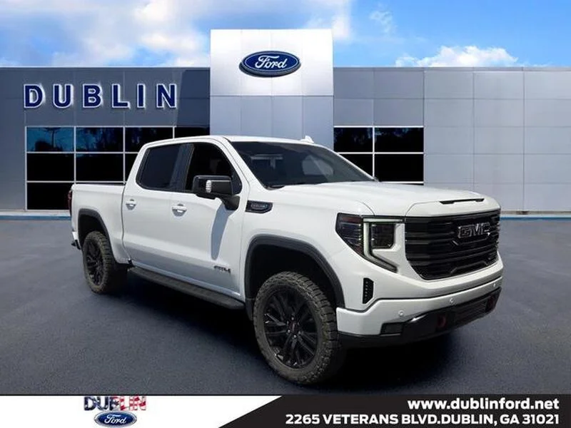 Used 2022 Summit White GMC AT4 image 1
