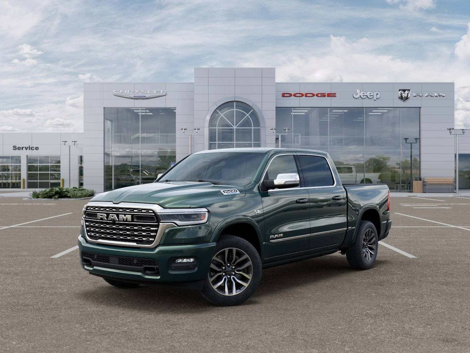 New 2026 Serrano-Green Metallic Exterior Paint RAM Limited image 29