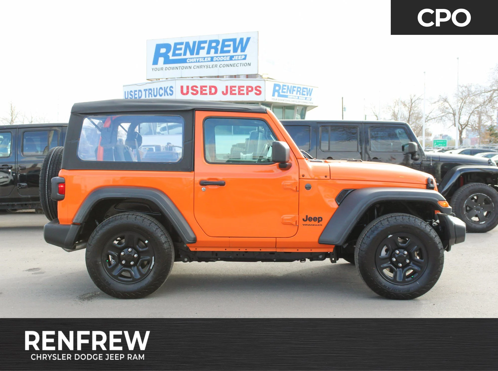 Certified Used 2025 joose Jeep Sport* 2 Door | Trailer Tow Group | Apple CarPlay | Backup Camera | Skid Plates | 12.3?inch display image 1