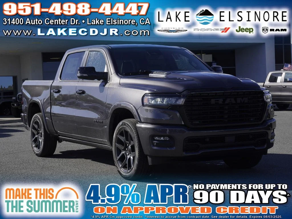 New 2026 Granite Crystal Metallic Clear-Coat Exterior Paint RAM Laramie image 1