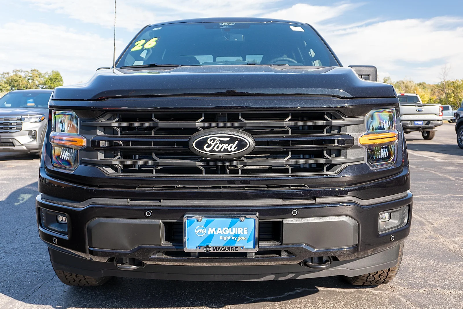 New 2026 Agate Black Metallic Ford XLT image 3