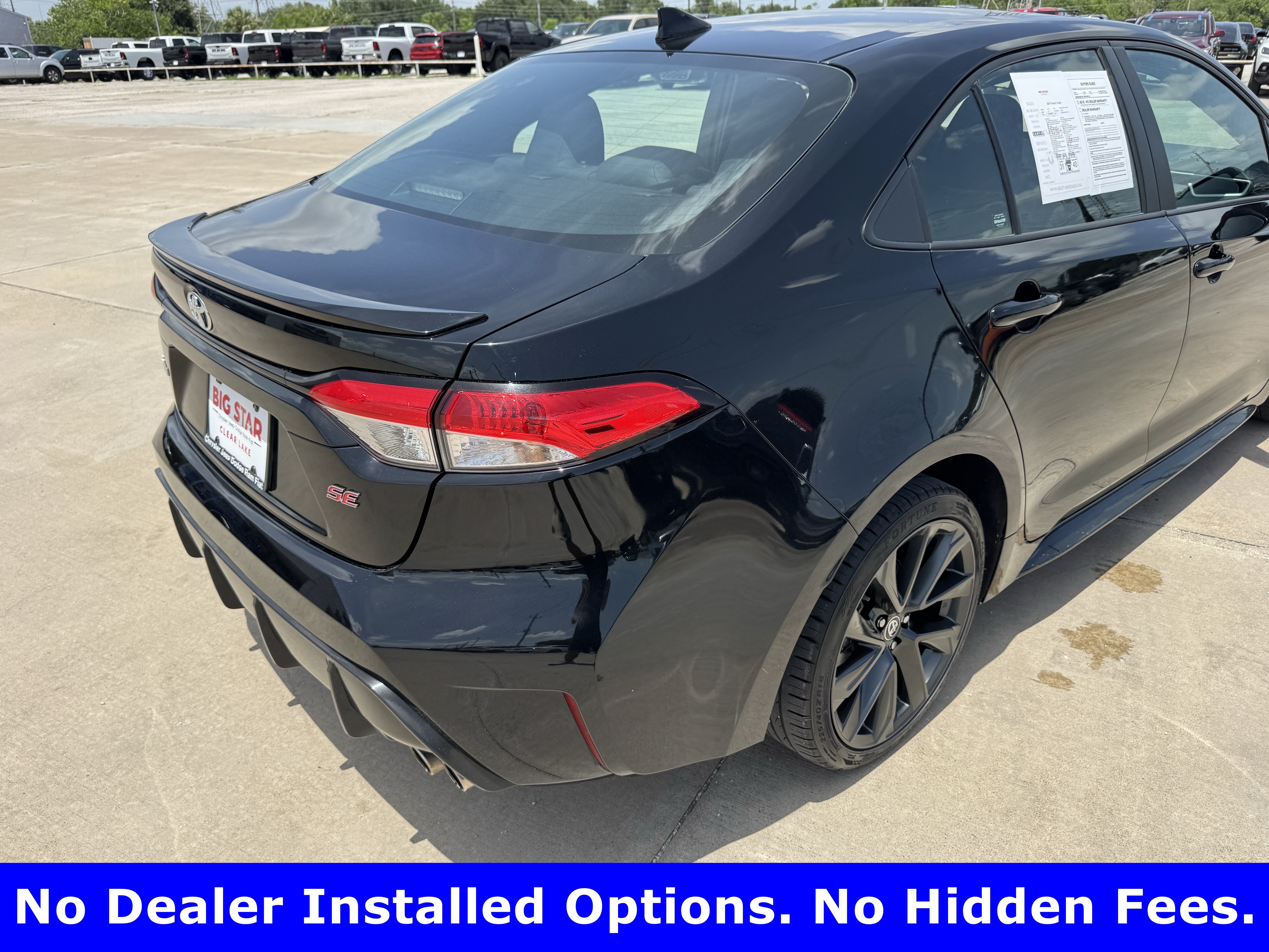 Used 2025 Midnight Black Metallic Toyota SE image 7