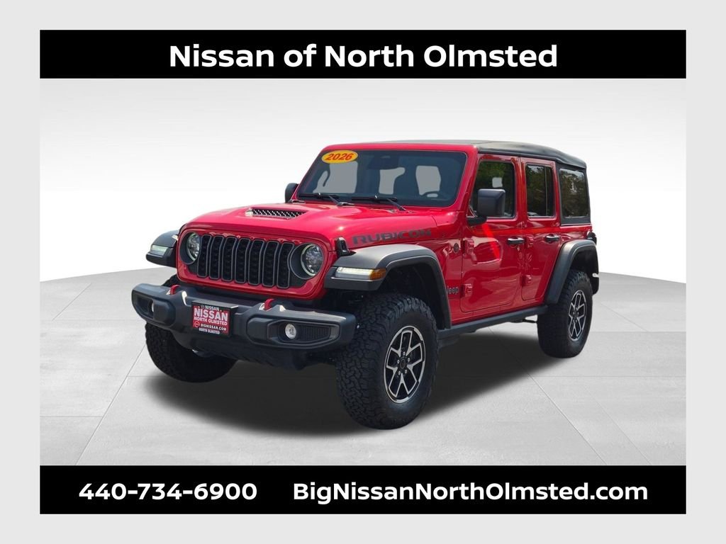 Used 2026 Red Clearcoat Jeep Rubicon image 1