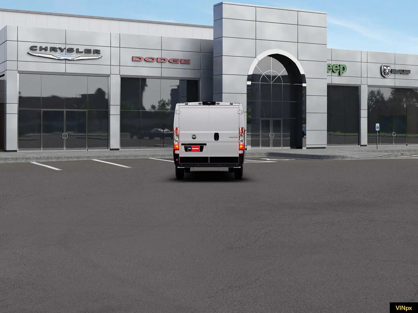 New 2026 Bright White Clear-Coat Exterior Paint RAM Tradesman image 6
