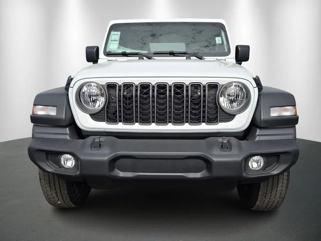 New 2026 Bright White Clear-Coat Exterior Paint Jeep Sport image 2