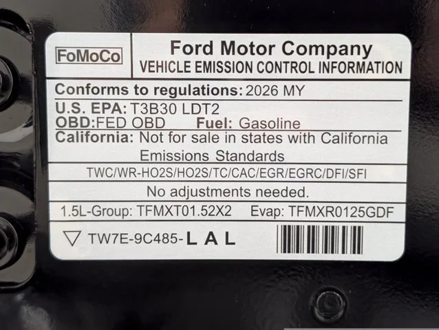 New 2026 Shadow Black Ford Big Bend® image 52