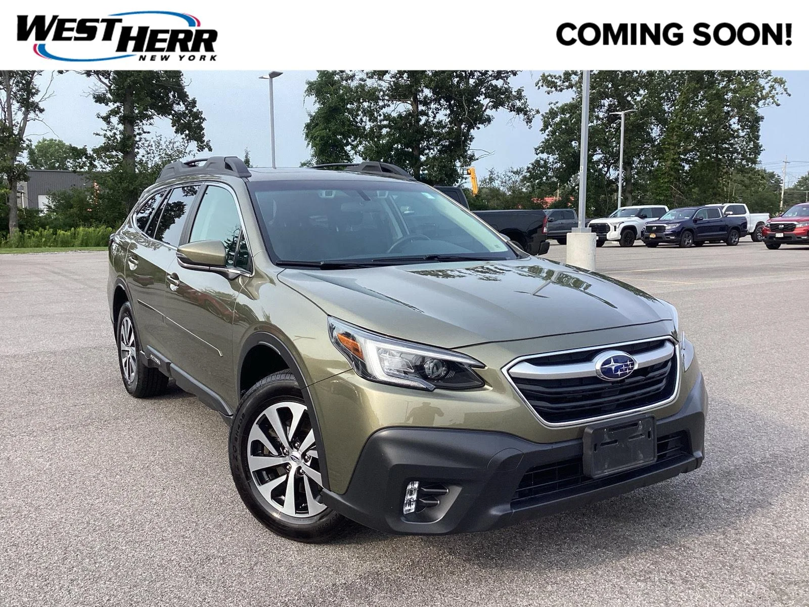 Used 2022 Autumn Green Metallic Subaru Premium image 1