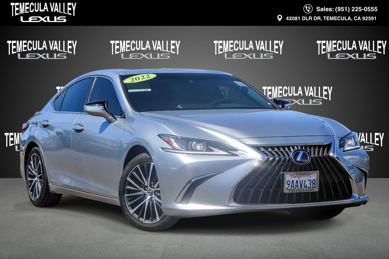 Certified Used 2022 Silver Lexus 300h image 1