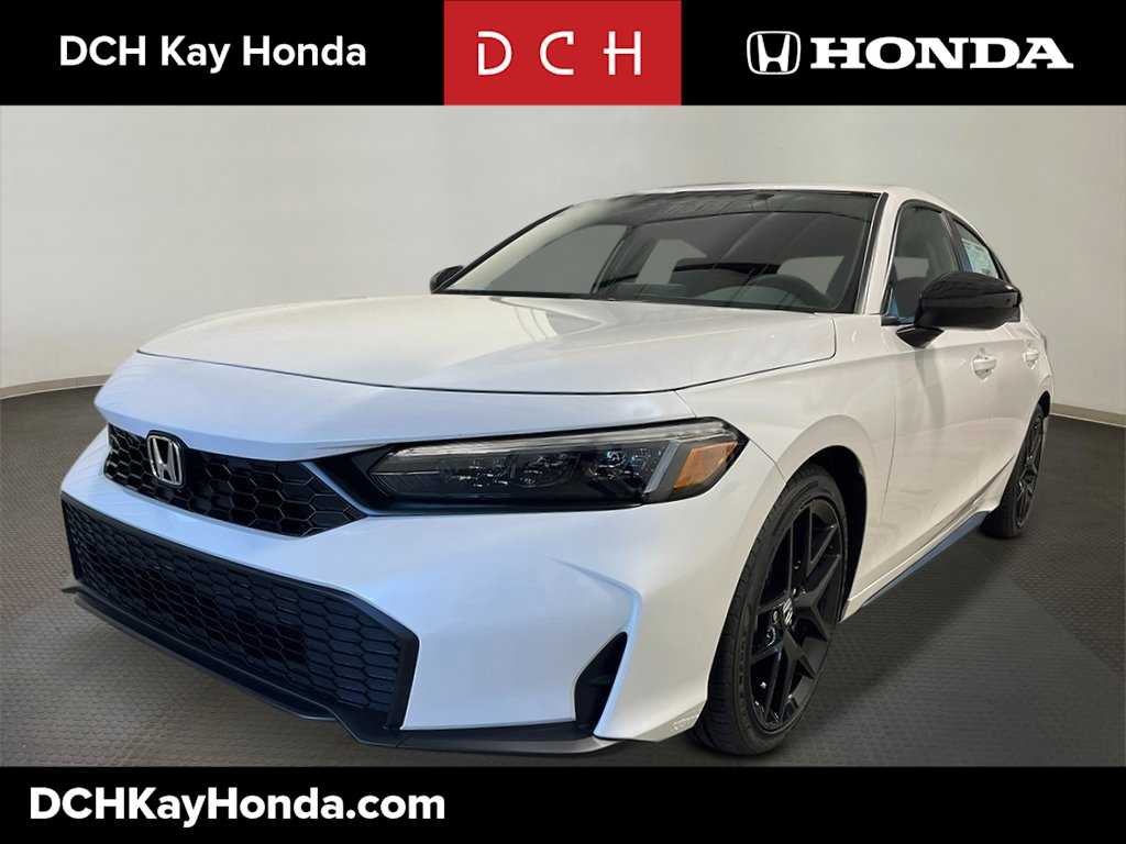 New 2026 Platinum White Pearl Honda Sport image 1
