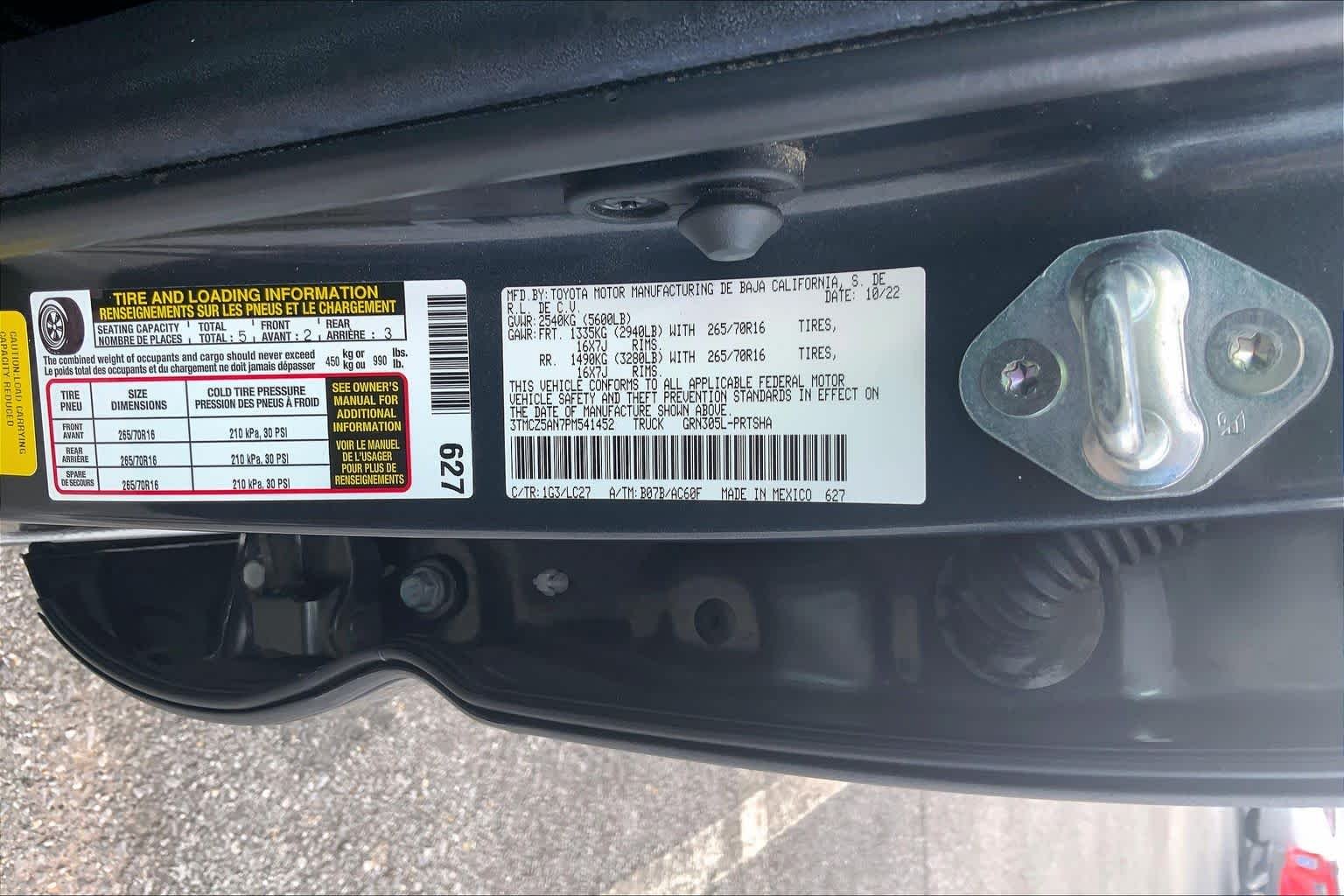 Used 2023 Magnetic Gray Metallic Toyota TRD Off Road image 31